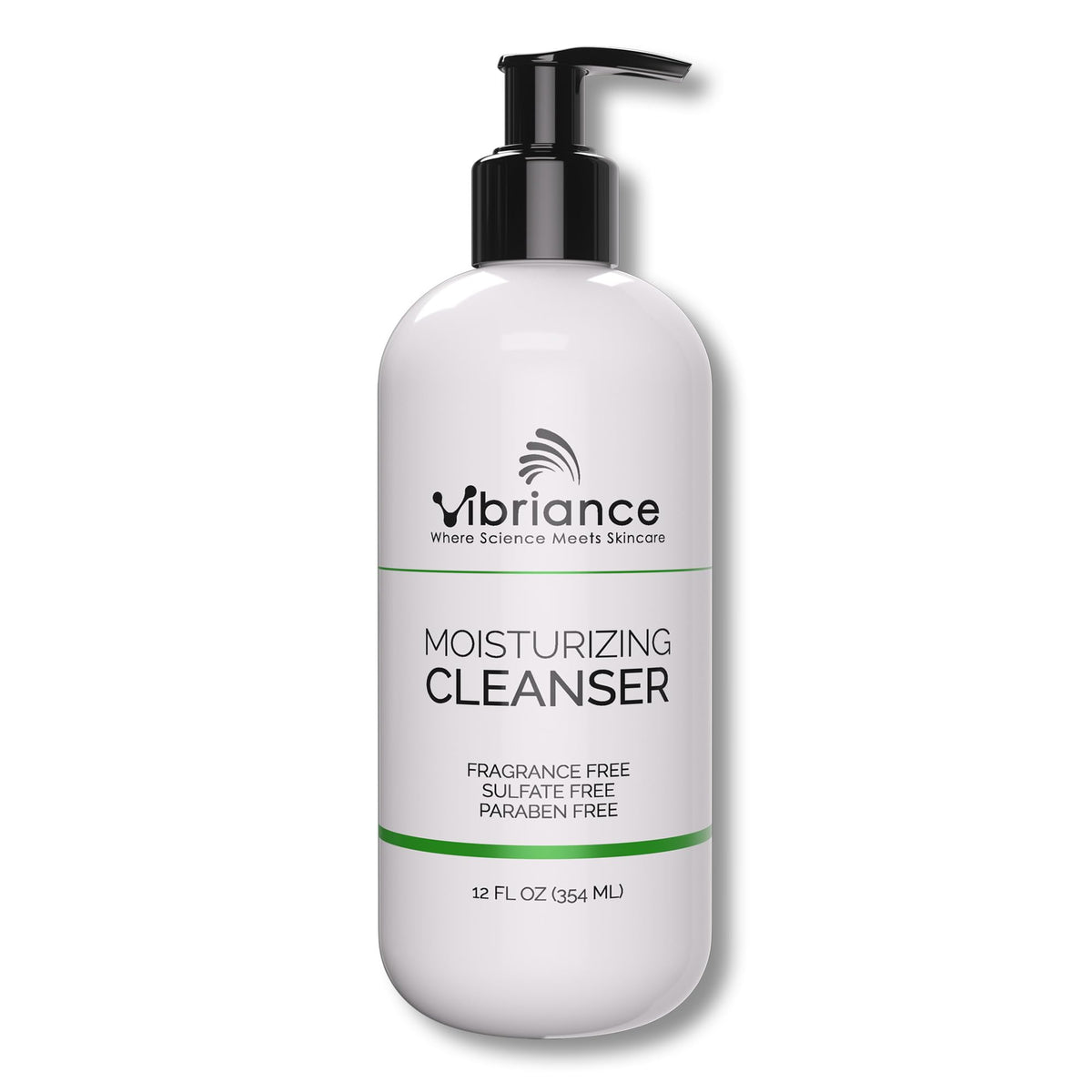 Vibriance front packaging showing clean label and 12 fl oz bottle for clarity
