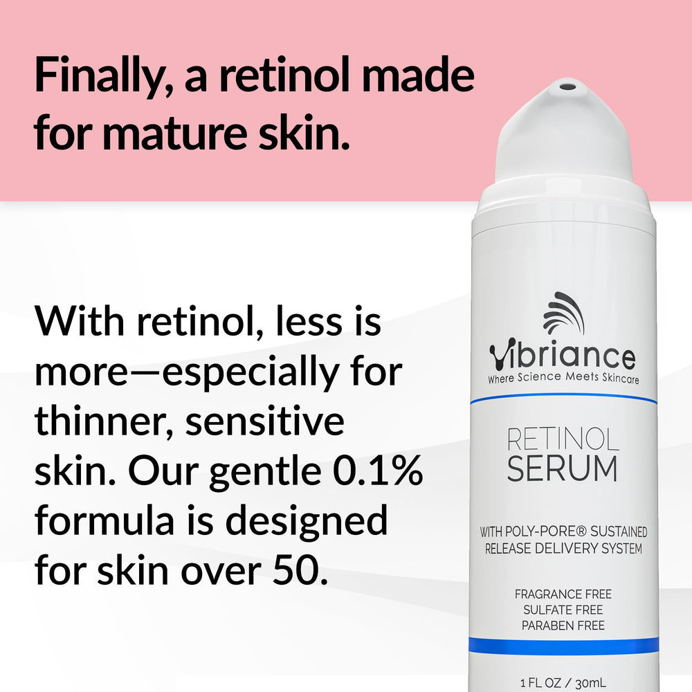 Vibriance dropper closeup dispensing serum, emphasizes controlled application benefit