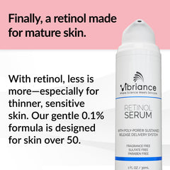 Vibriance dropper closeup dispensing serum, emphasizes controlled application benefit