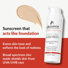 Vibriance cream texture close-up showing smooth blendability