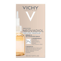 Vichy serum being applied in morning routine, illustrating layering under SPF benefit