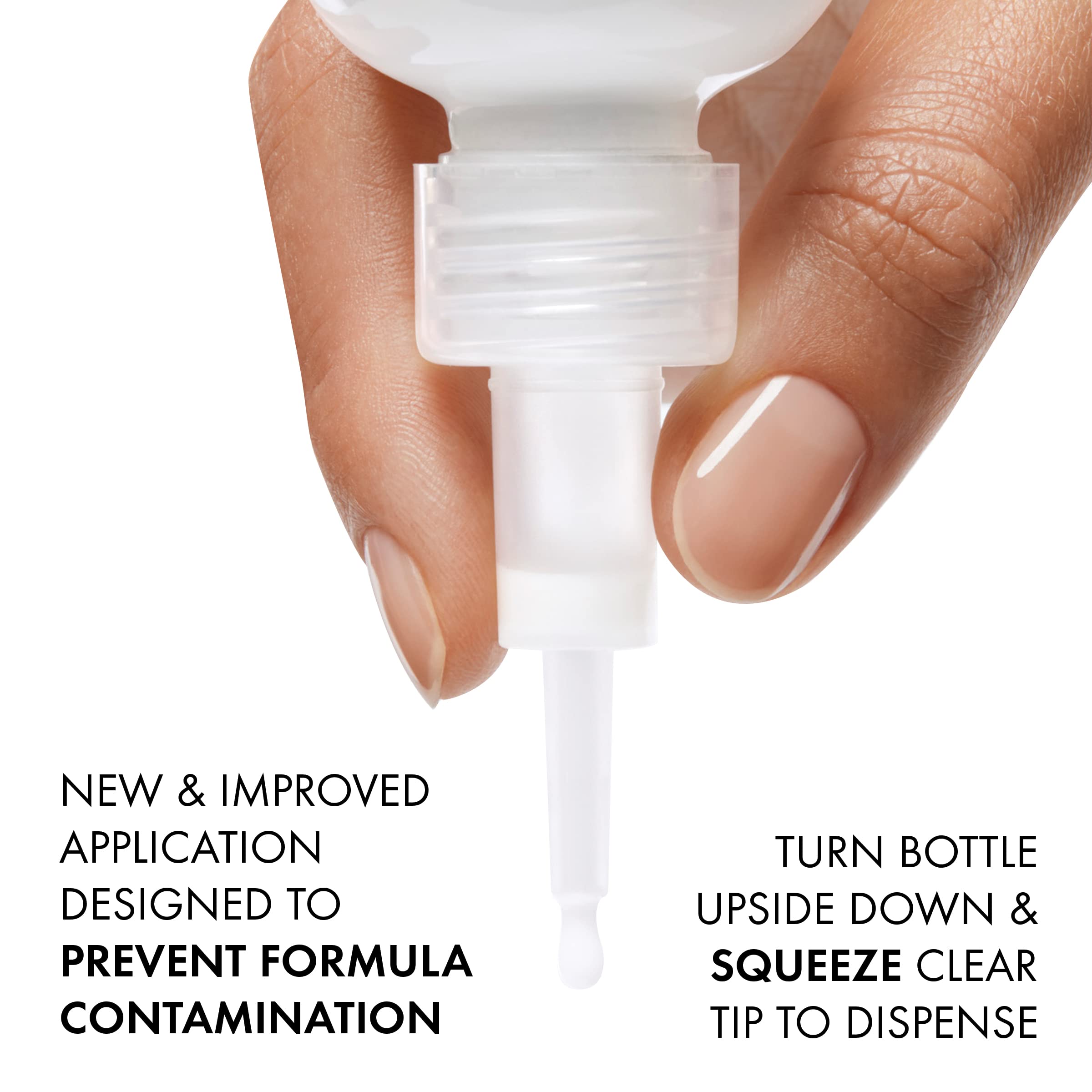 Vichy nighttime application on face demonstrating easy incorporation into routine