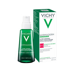 VICHY applying moisturizer to face demonstration for smoother, clearer skin