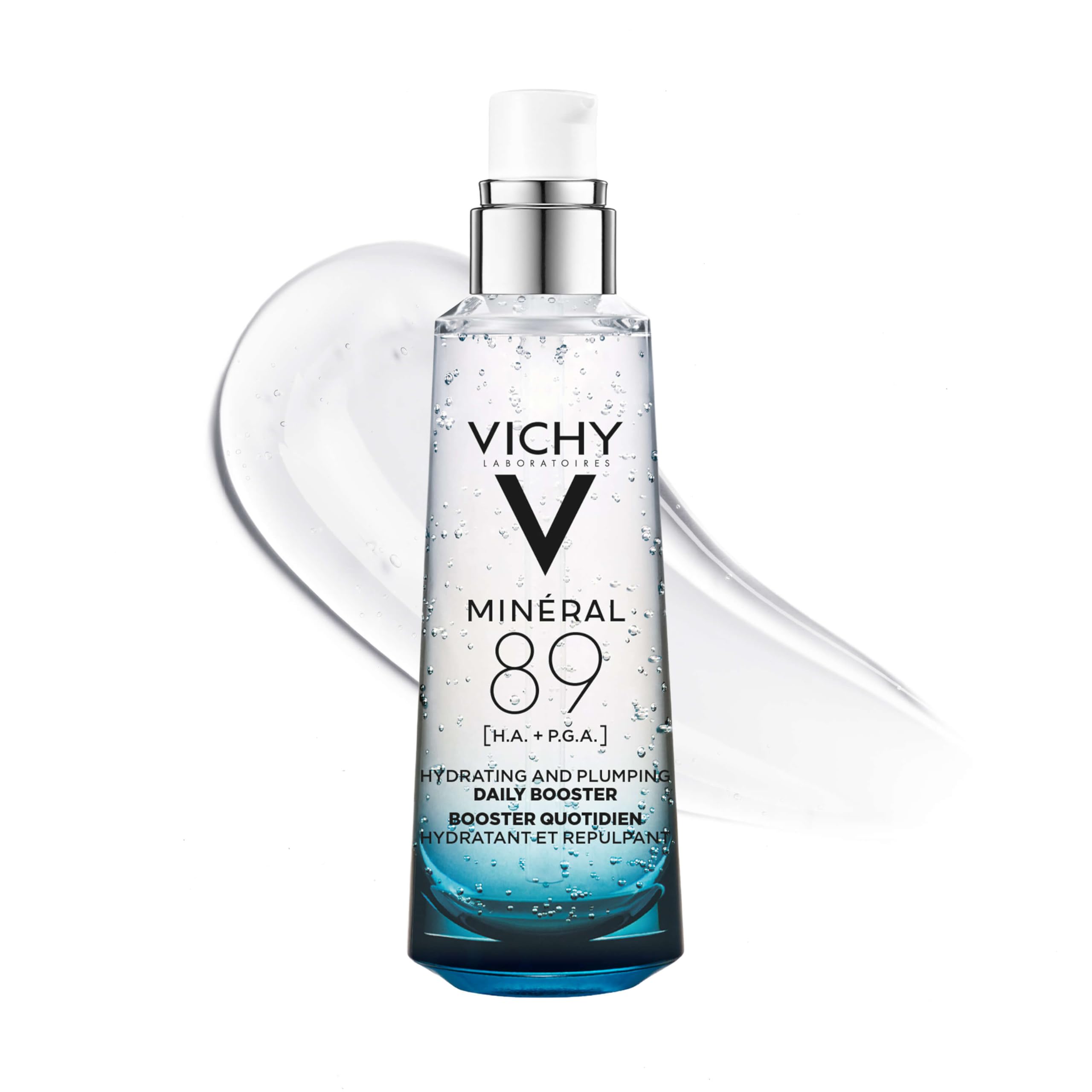 Vichy Mineral 89 front bottle showing packaging and hydration benefit