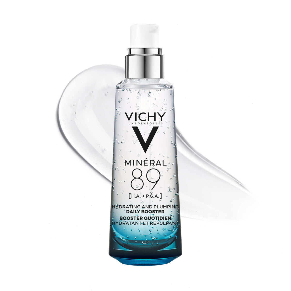 Vichy Mineral 89 front bottle showing packaging and hydration benefit