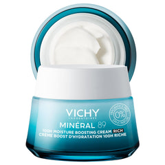 VICHY jar front view showing sleek packaging and reassurance