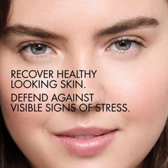 vichy serum applied on hand demonstrating lightweight finish benefit