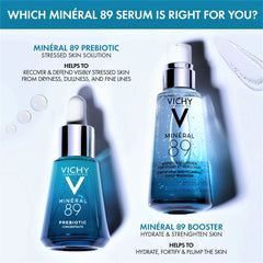 vichy bottle next to credit card showing compact size and travel-friendly benefit