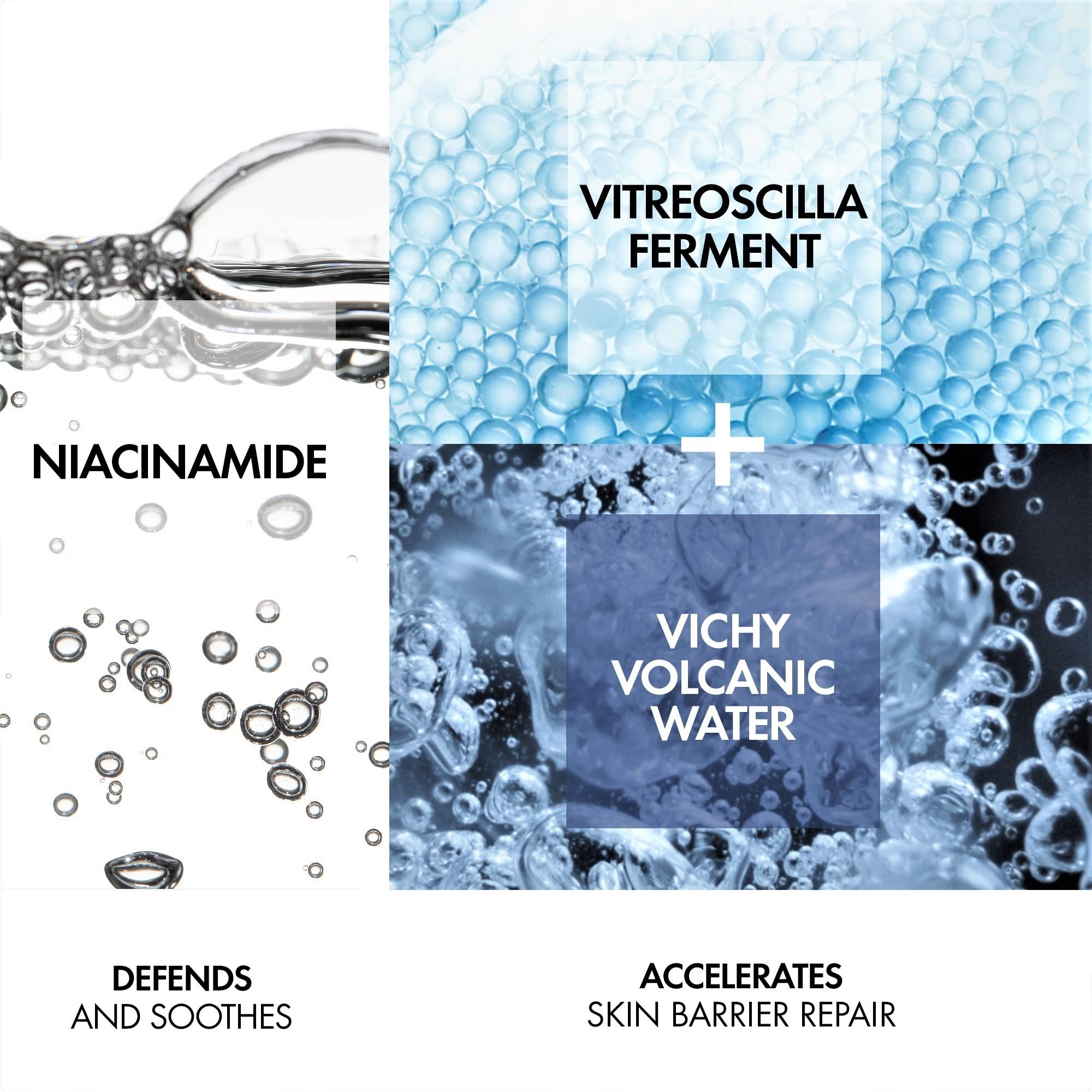 vichy close-up of milky texture for fast-absorbing hydration benefit