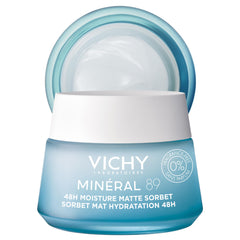 VICHY Minéral 89 front jar showing clean packaging and product benefit