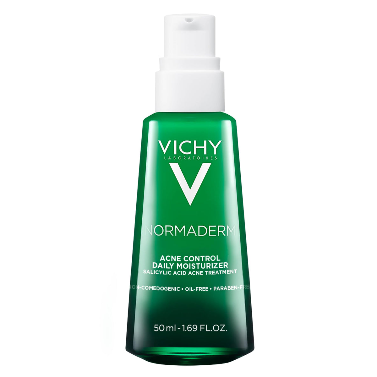 VICHY Normaderm front packaging showing product and claim benefits
