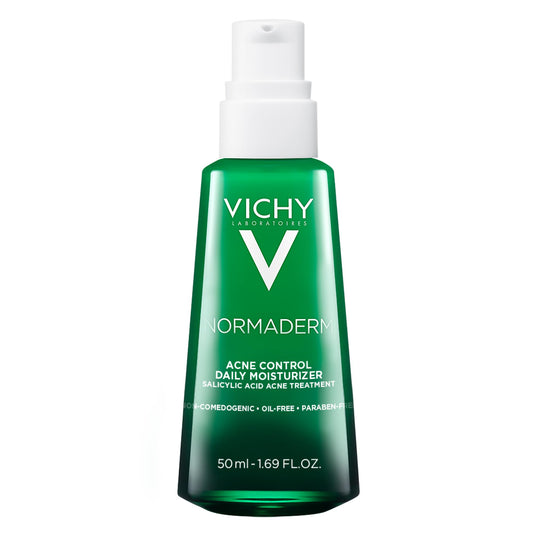 VICHY Normaderm front packaging showing product and claim benefits