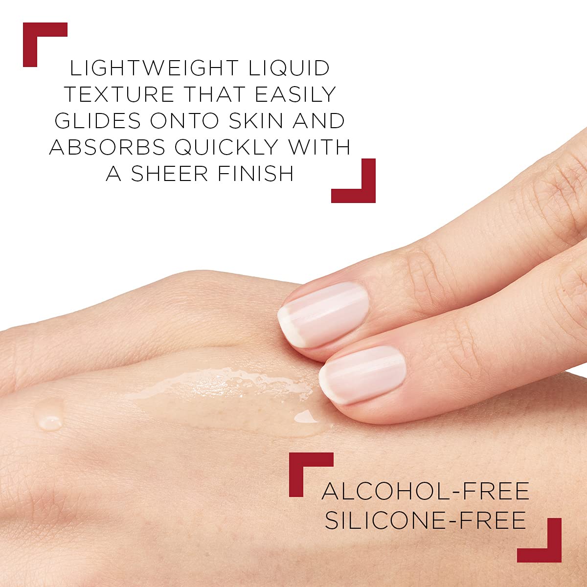 Vichy pipette dispensing serum for precise application and concentrated actives
