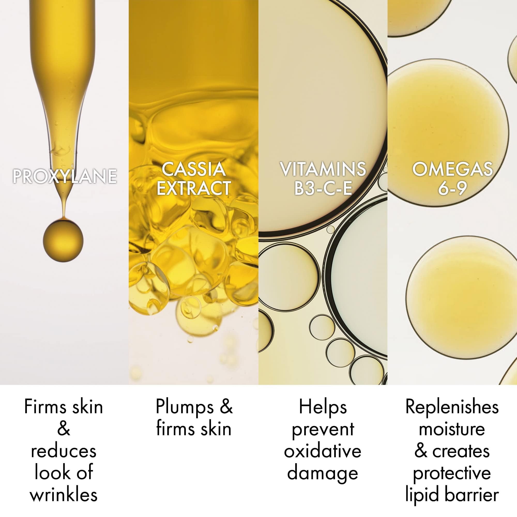 Vichy serum texture close-up on skin, demonstrating fast-absorbing comfort benefit