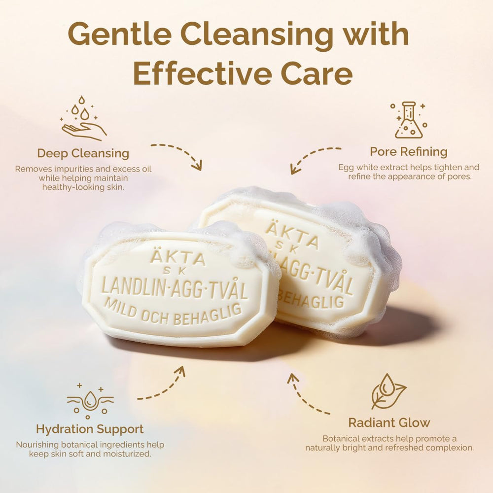 VICTORIA facial soap on bathroom vanity suggesting soothing daily routine