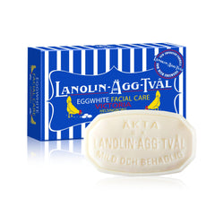 VICTORIA front packaging showing the 50g egg white facial soap and heritage branding, practical travel benefit