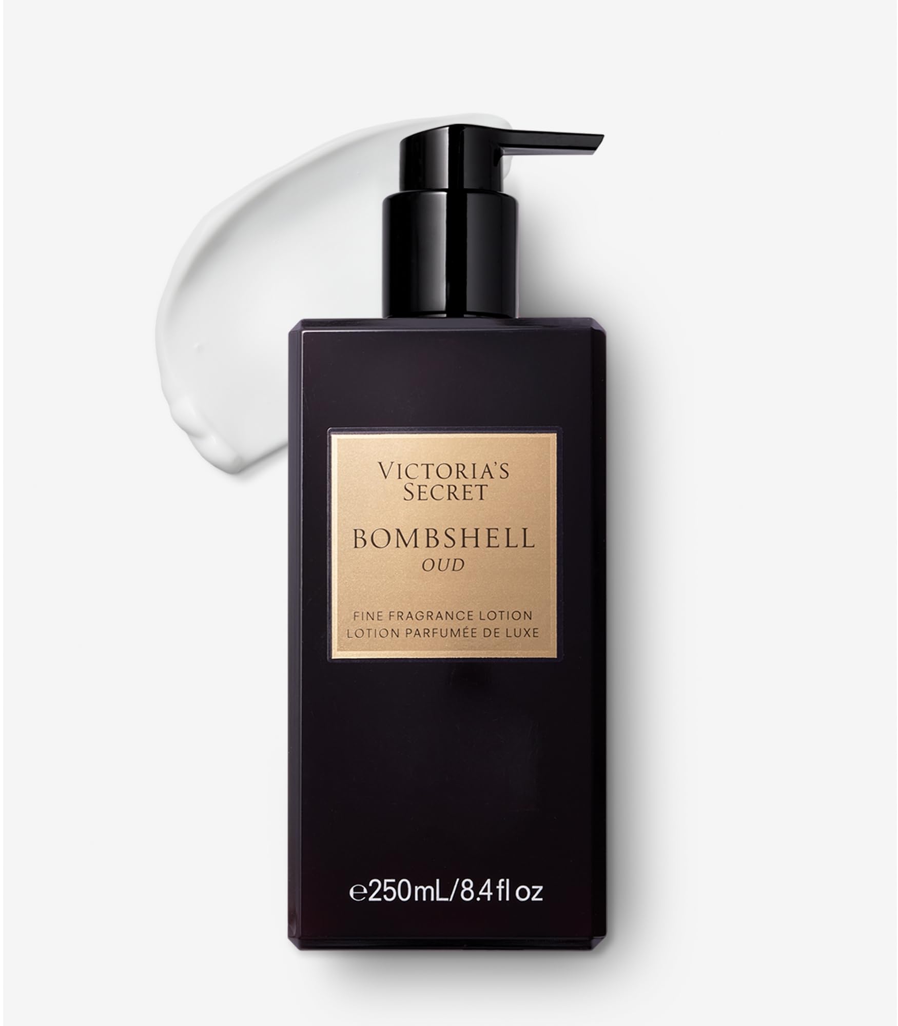 Victoria's Secret Bombshell Oud front bottle showing label and size, conveys luxury