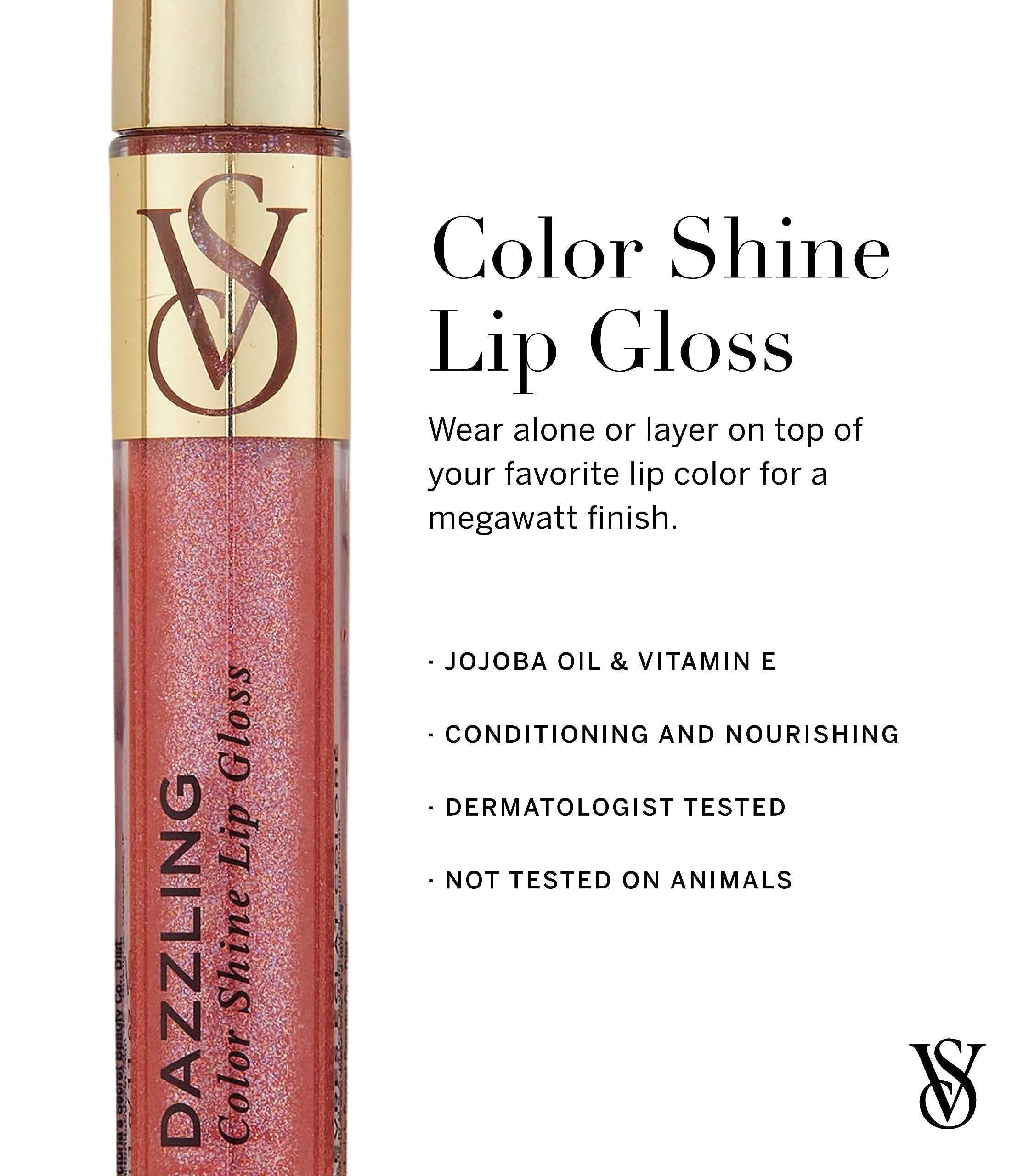 Victoria's Secret wand applicator demonstrating precise application and even coverage benefit