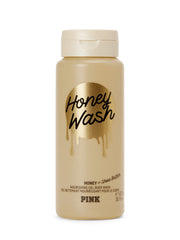 Victoria's Secret Pink Honey front bottle view showing honey-scent benefit