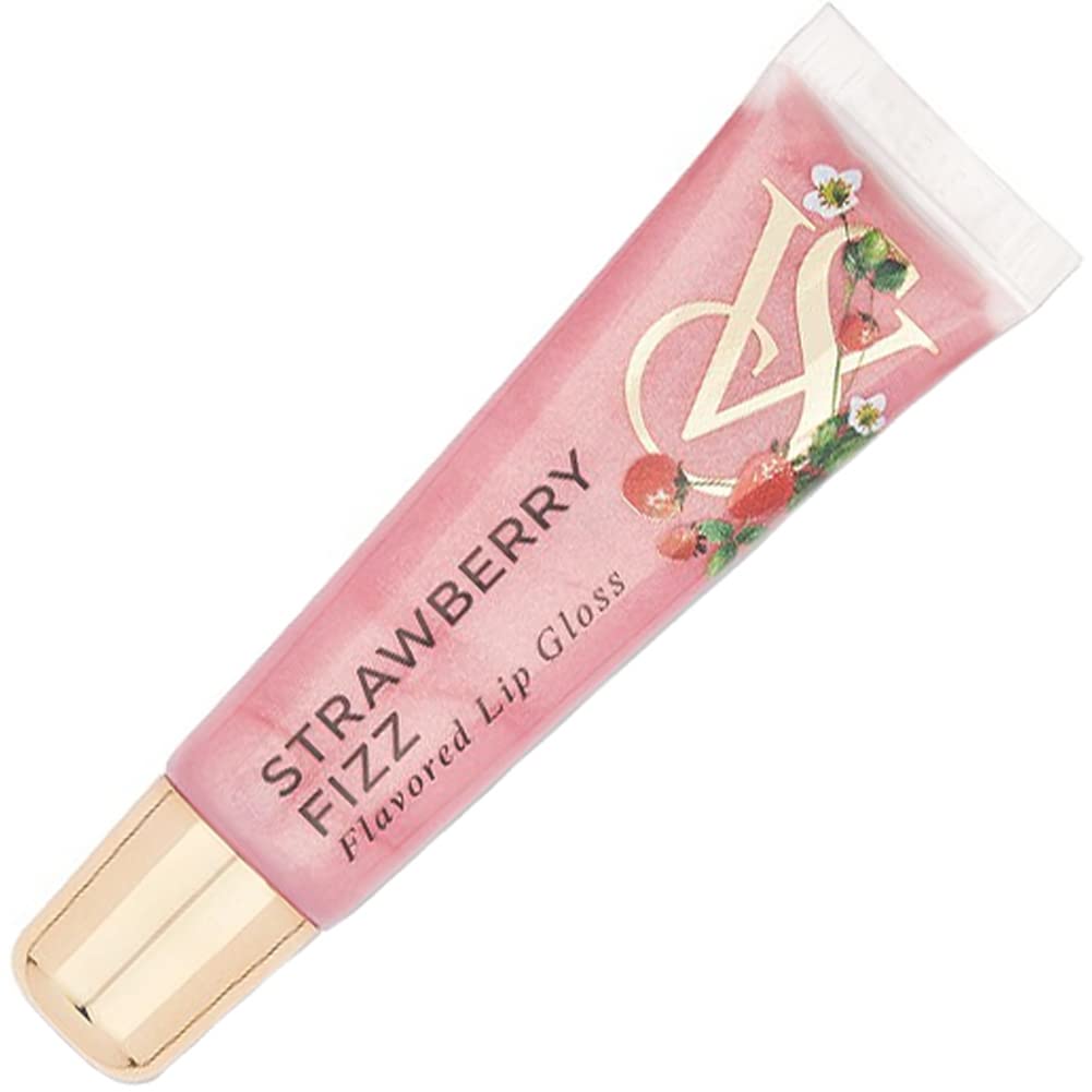 Victoria's Secret front packaging showing glossy strawberry tint and compact tube for easy carry