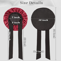 vidsel size comparison with hand illustrating roomy fit for long hair