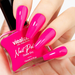 vieafenti front bottle hot pink showing vibrant color and sleek cap for attractive display