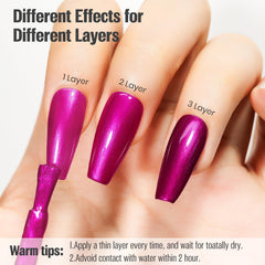 vieafenti polish on model nails in use showing salon-quality finish and shine