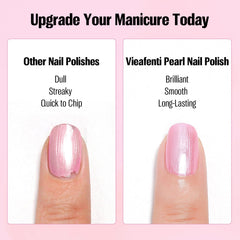 vieafenti manicure lifestyle shot conveying quick-dry convenience