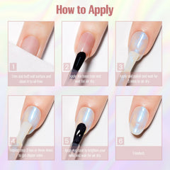 vieafenti manicure in studio setting illustrating salon-quality result without UV lamp