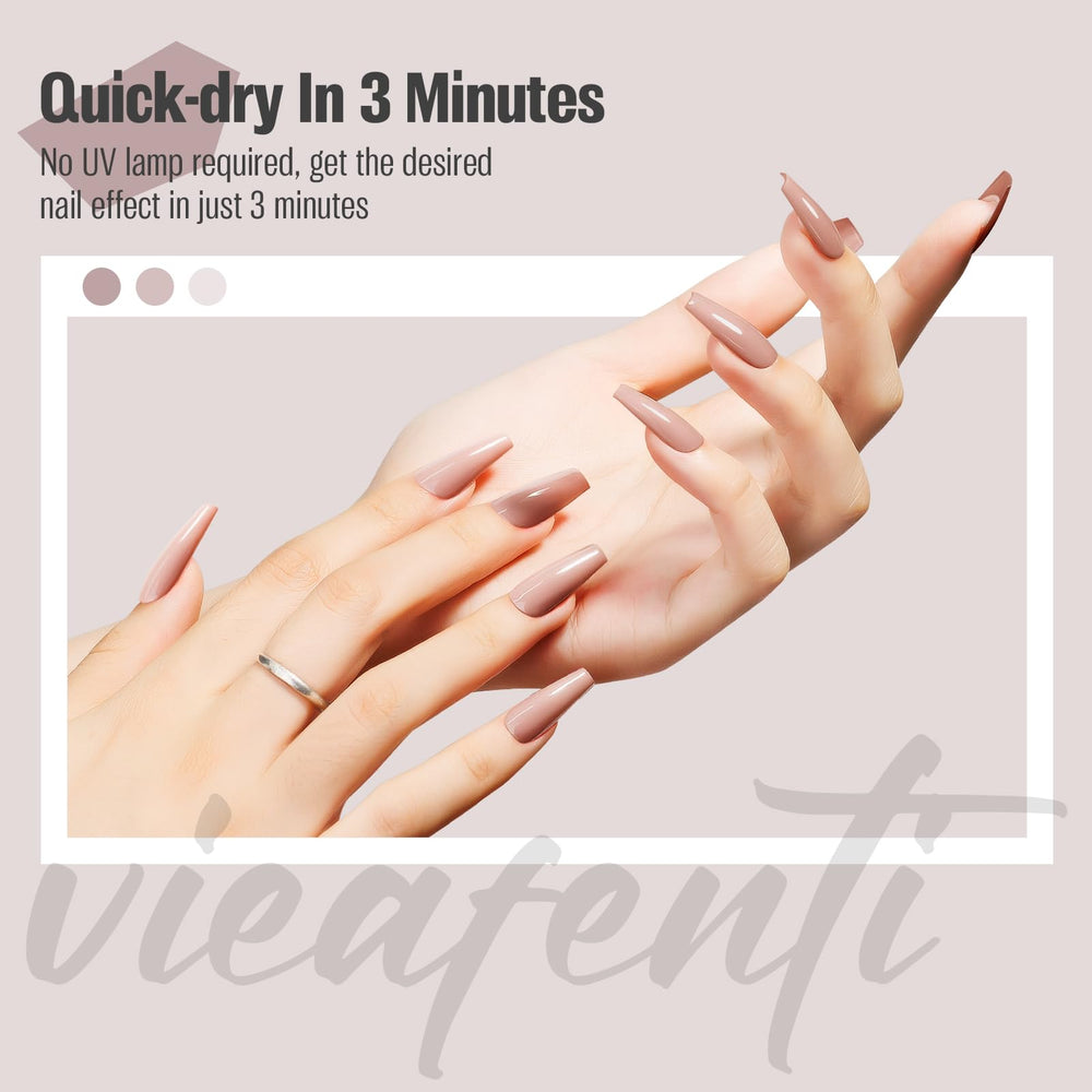 vieafenti color swatch on nail wheel, accurate shade preview benefit