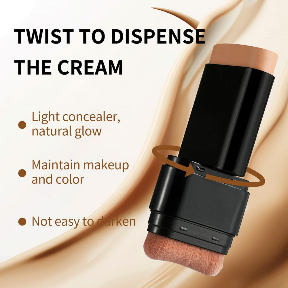 vienflona close-up of both stick and M-shaped brush demonstrating easy two-in-one application