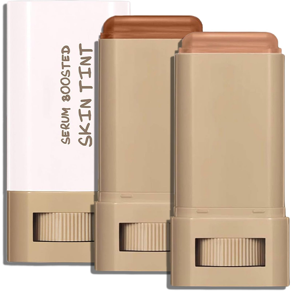 Vienflona skin tint stick front view shows sleek compact portability