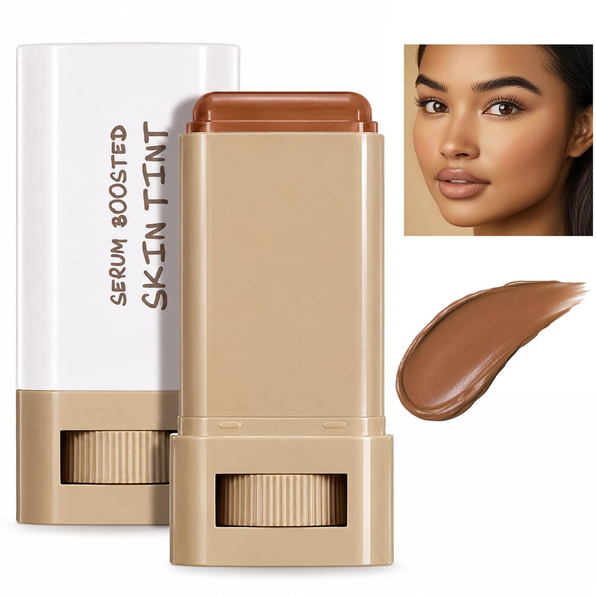 vienflona skin tint front view shows stick packaging and shade for easy selection