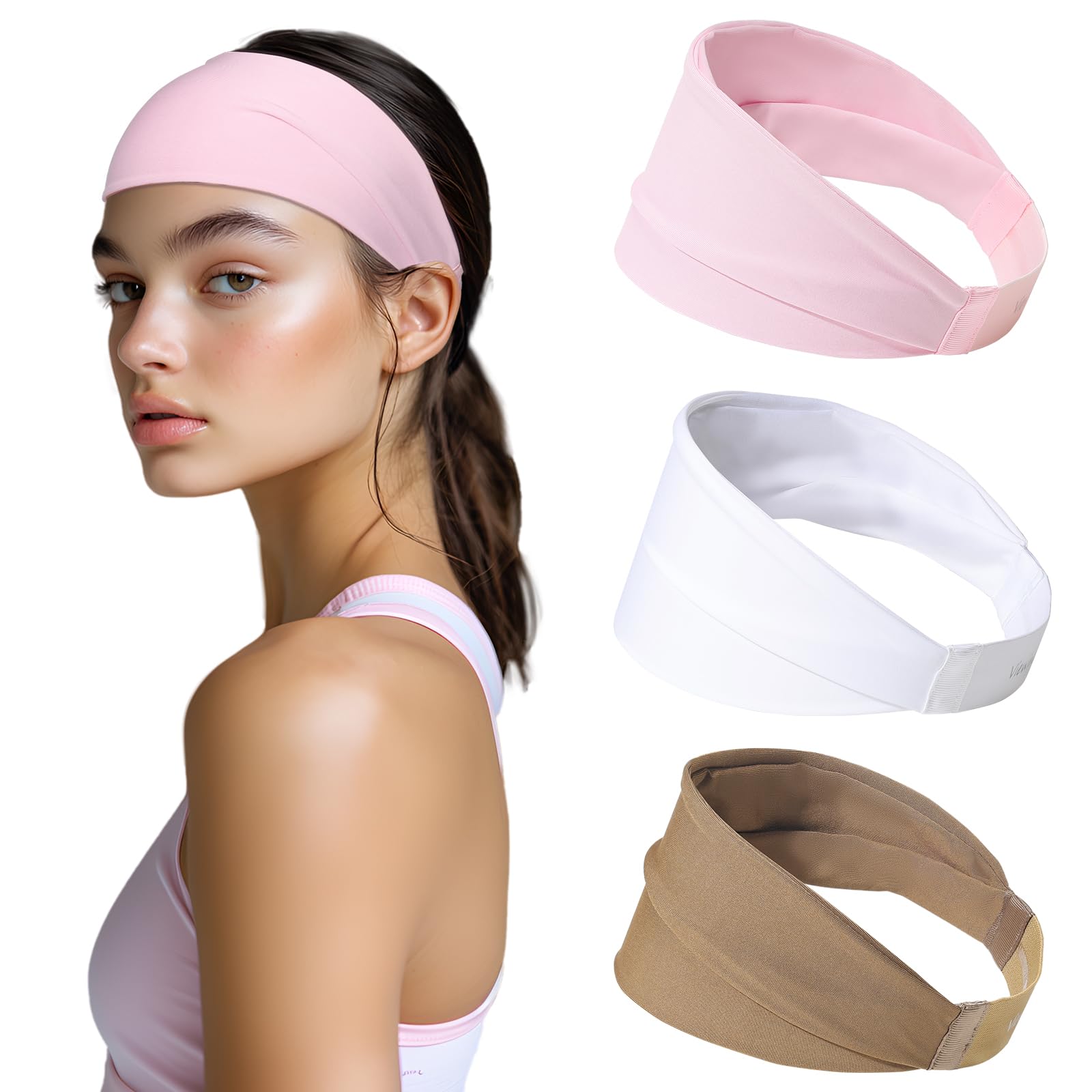 Viewind front packaging showing three classic color headbands and compact pack benefit