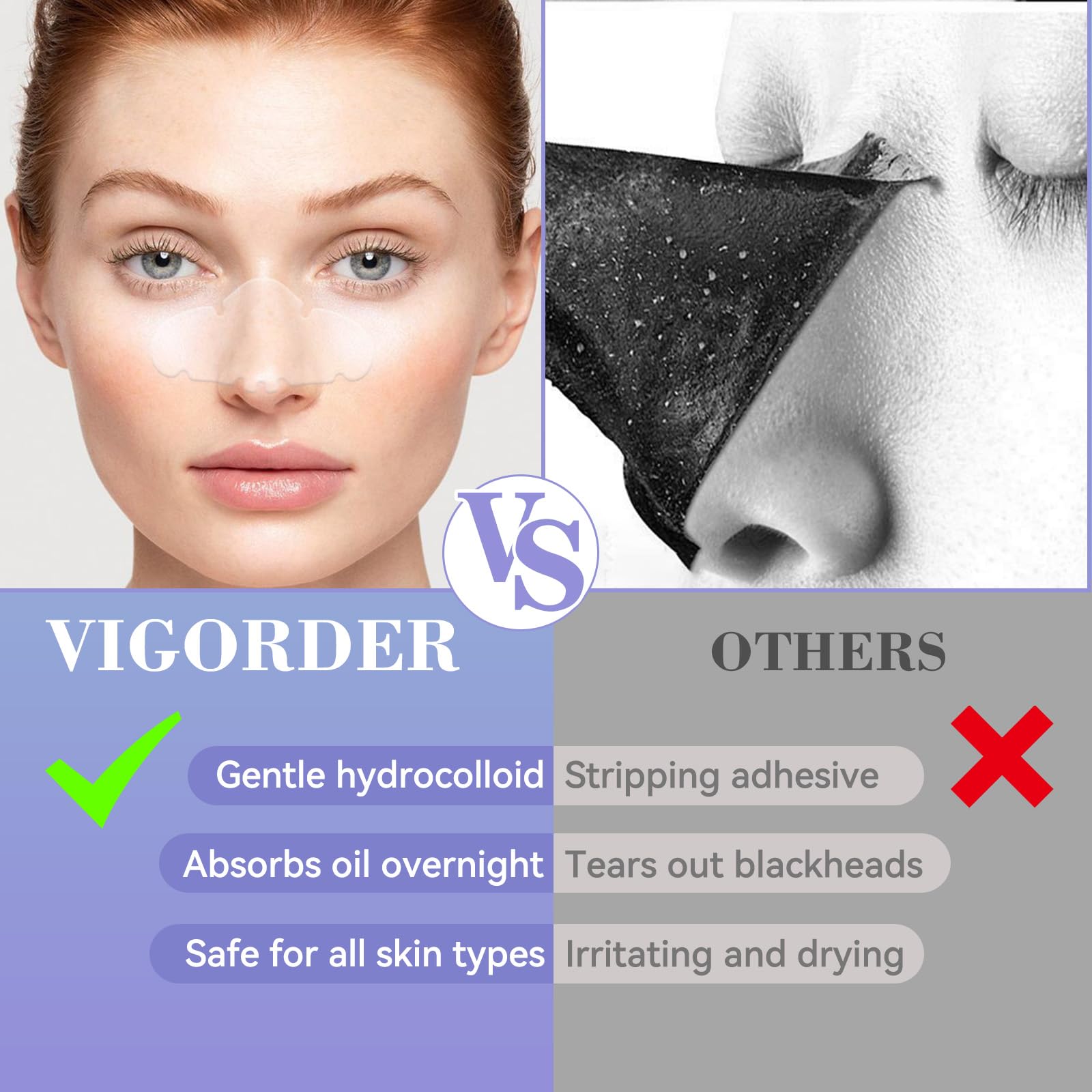 Vigorder lifestyle scene of nighttime routine with discreet patch