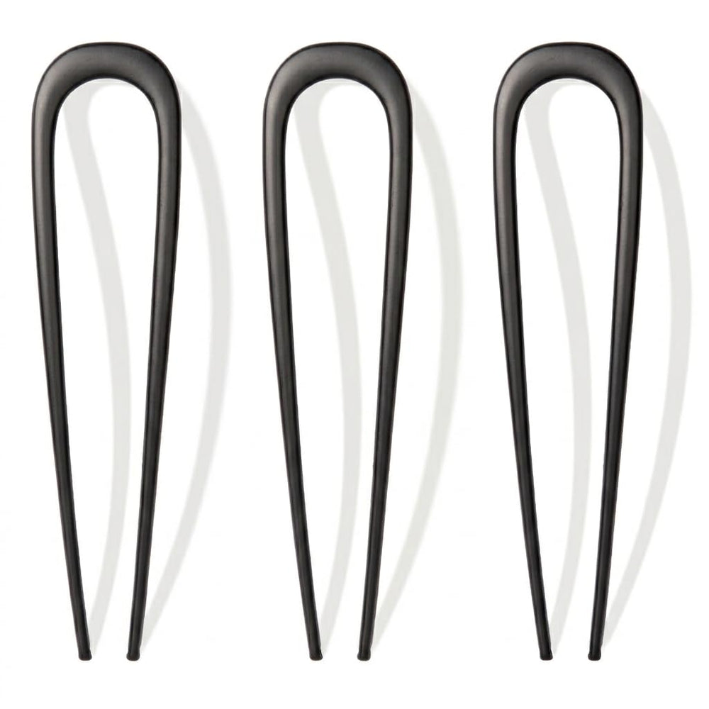 Vigorpace front packaging showing three black hair pins and benefits