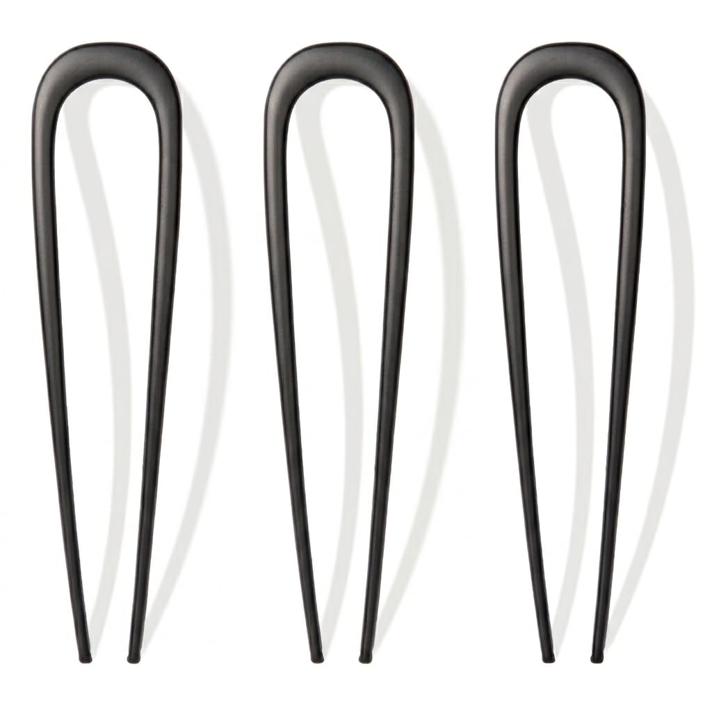 Vigorpace front packaging showing three black hair pins and benefits