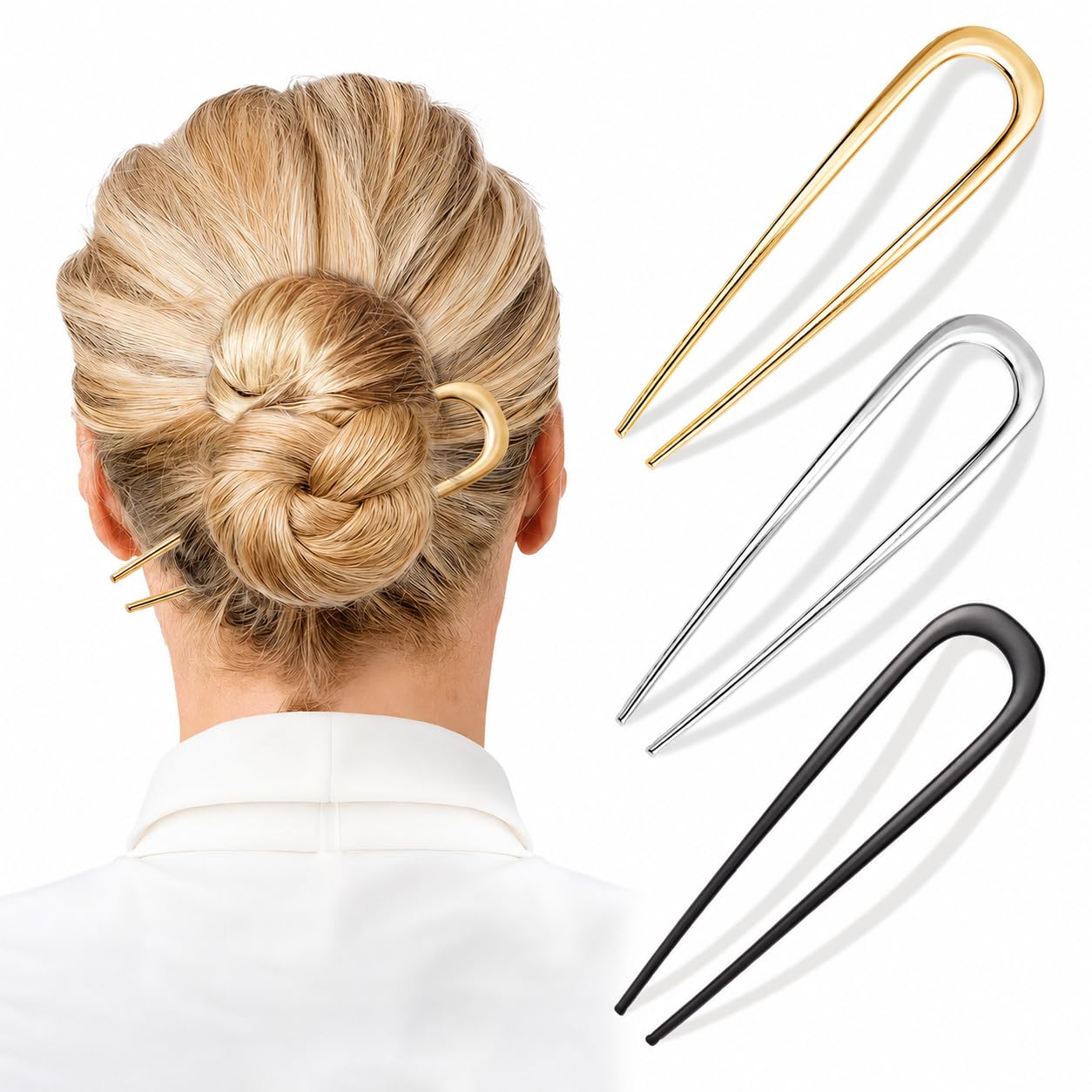 Vigorpace front view of all three pins showing colors and sleek look