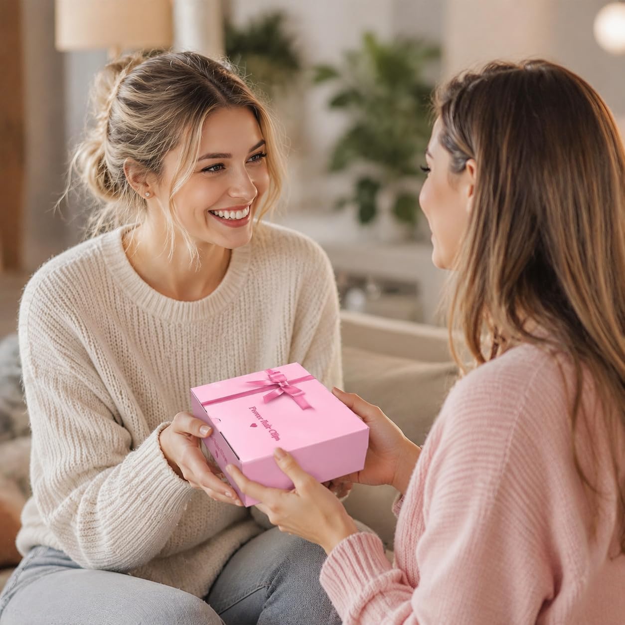 Vigorpace gift box opened with clips for easy-presentable gifting