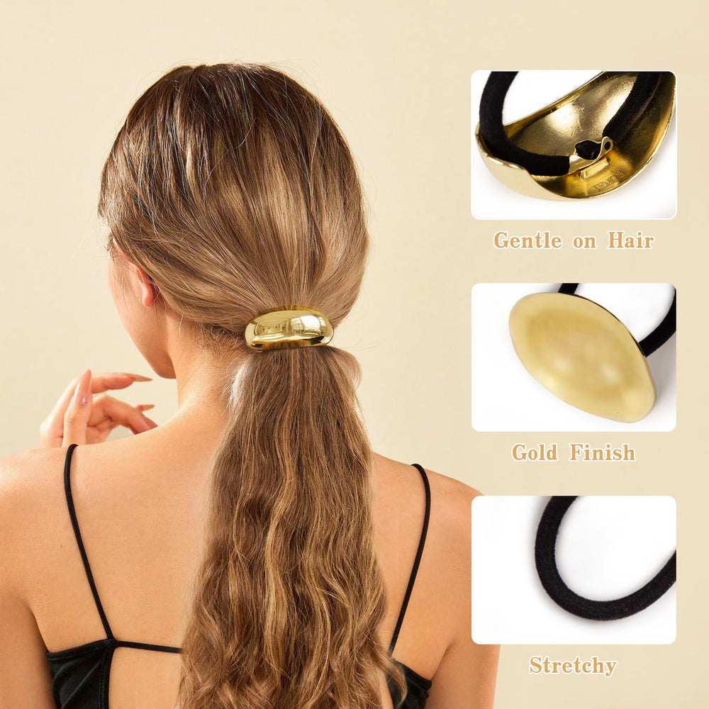 Vigorpace four distinct gold cuff designs laid flat showing mix-and-match styling benefit