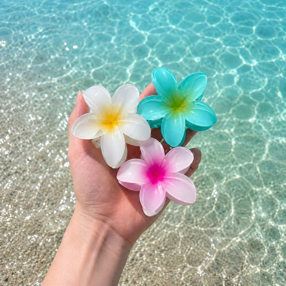 Vigorpace clip worn in beach hair illustrating secure hold and summer look