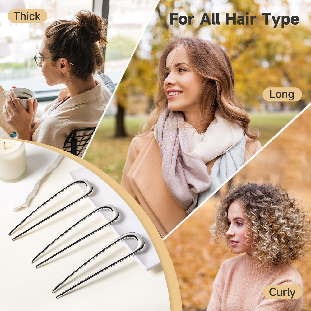 Vigorpace pins next to a hand to show 5-inch size and styling scale