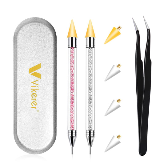 Vikerer acrylic handle closeup showing ergonomic grip for precise control benefit