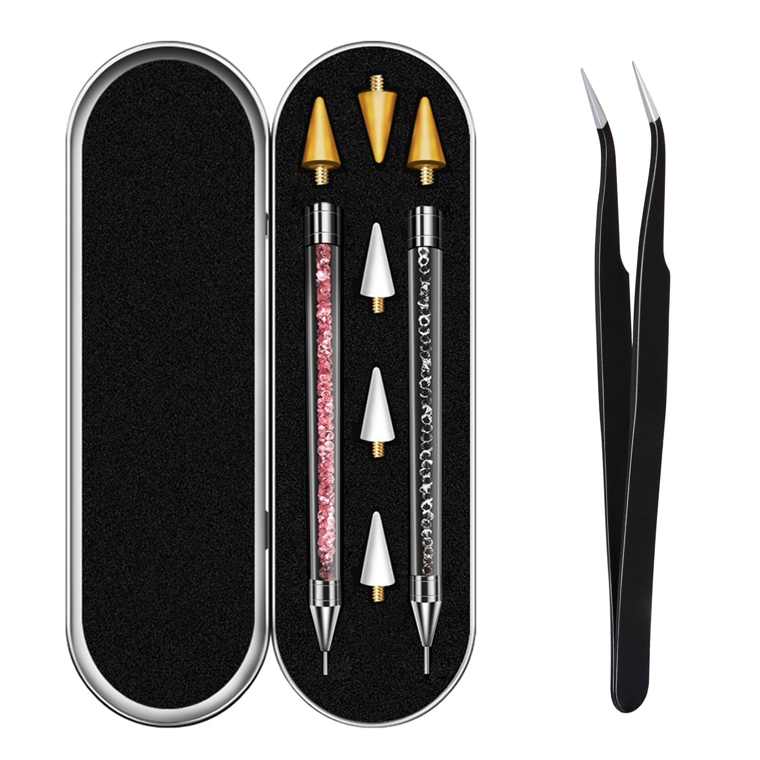 Vikerer front view metal box set showing organized tools and quick storage benefit