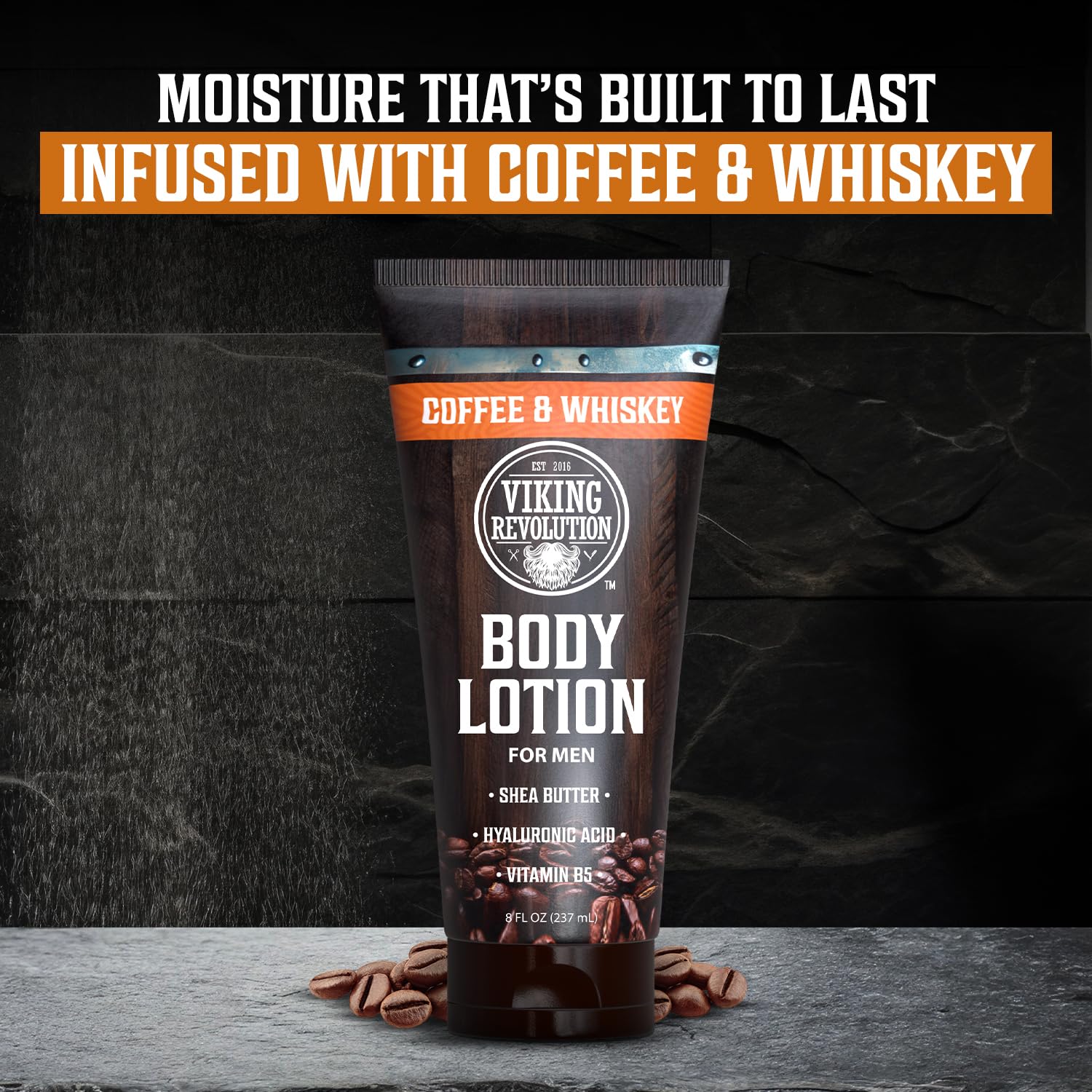 Viking Revolution applied on forearm showing hydrated smooth skin benefit