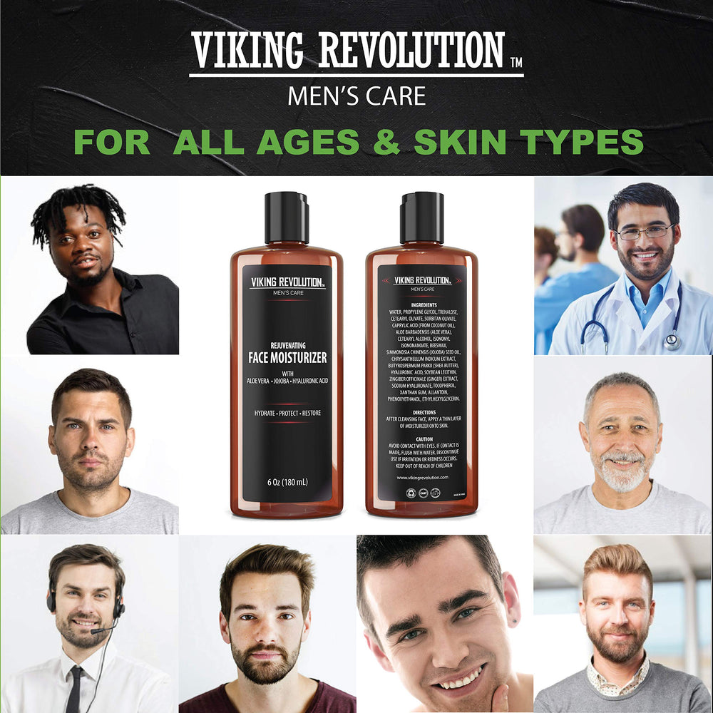 Viking Revolution applied after shave to soothe and hydrate skin