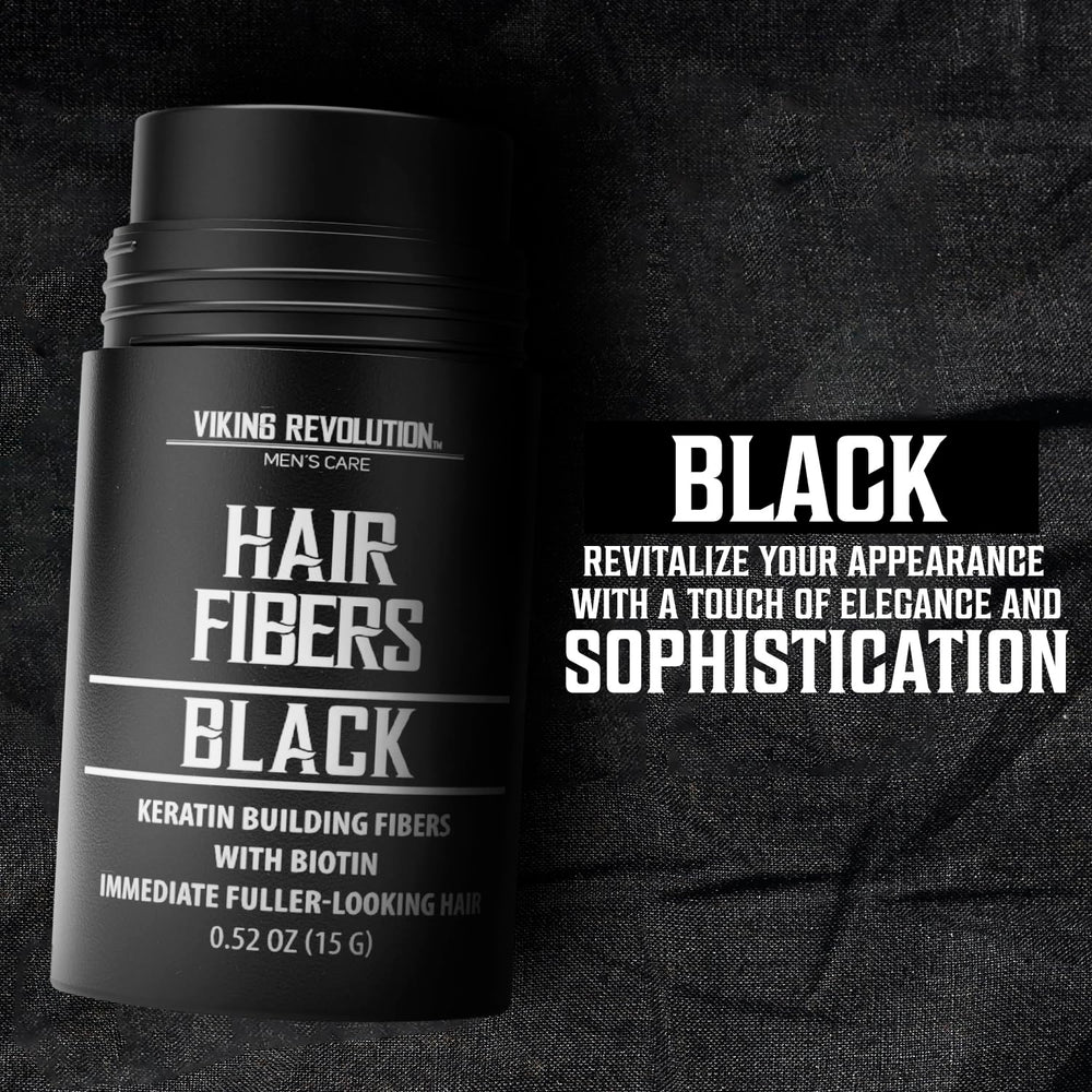 Viking Revolution before and after images showing fuller hair and improved appearance benefit