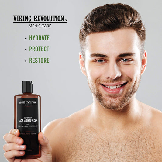 Viking Revolution cream texture close-up demonstrating quick absorption
