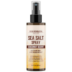 Viking Revolution front bottle showing coconut sea salt label and styling benefit