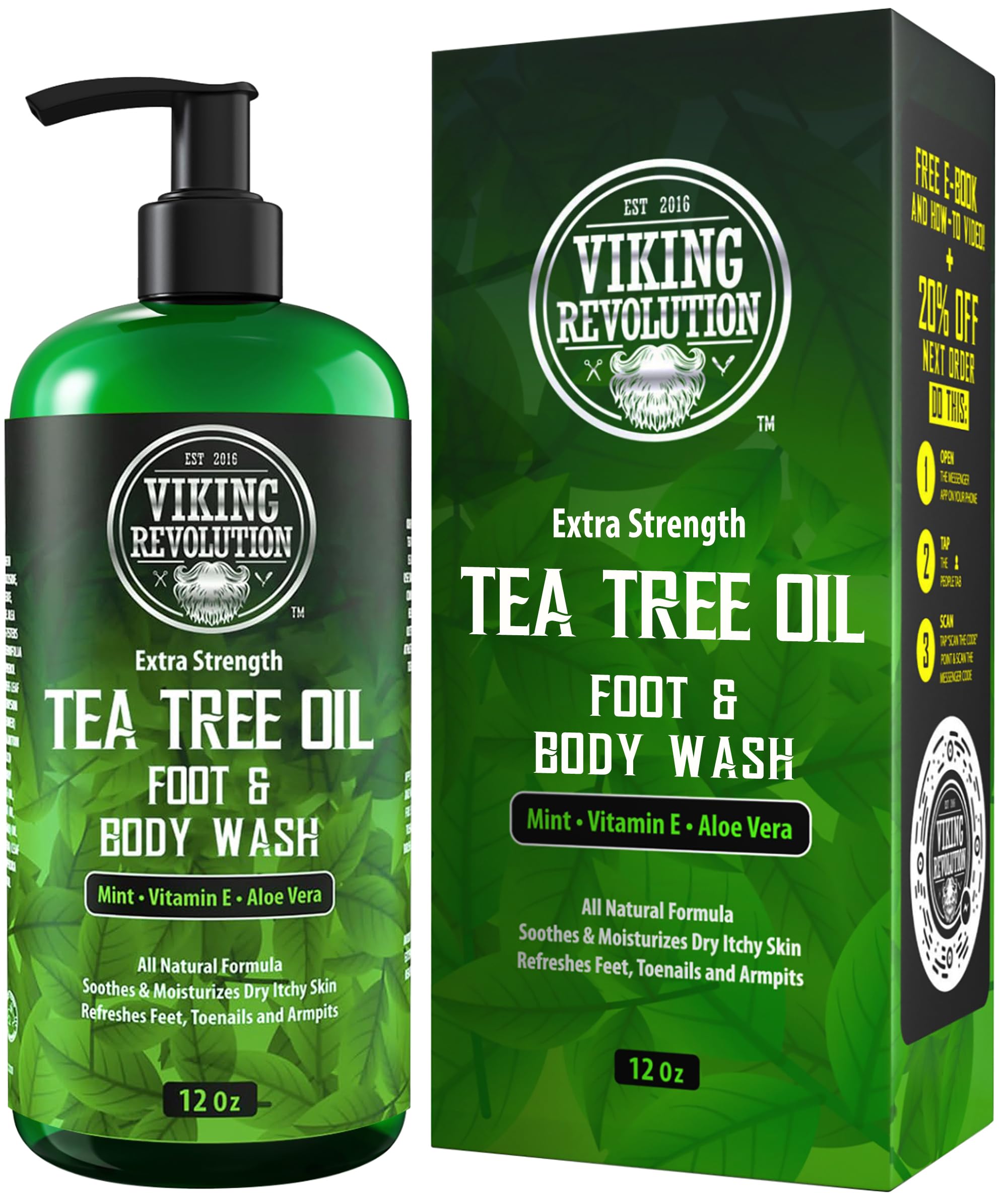 Viking Revolution front bottle showing clean branding and strength